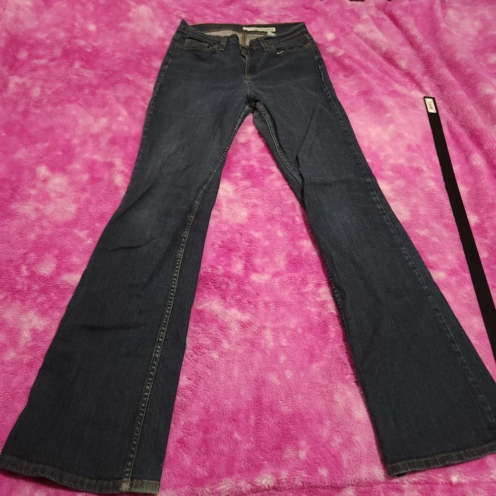 DKNY Jeans Women's 8L Bootcut‎ Blue Denim Stretch Jeans Long Inseam